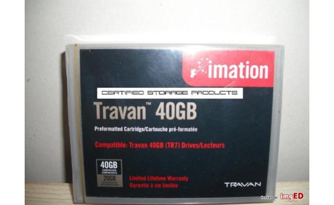 Imation 3 Pack Travan 40GB/80GB TR-7 Tape